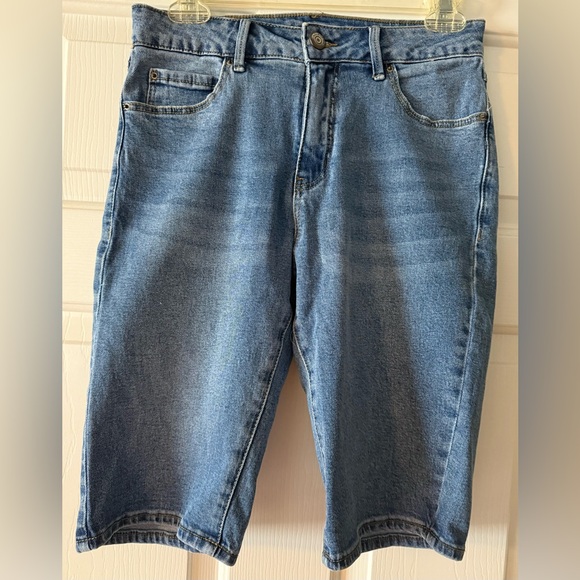 Pants - Unique Denim Kelly long denim shorts